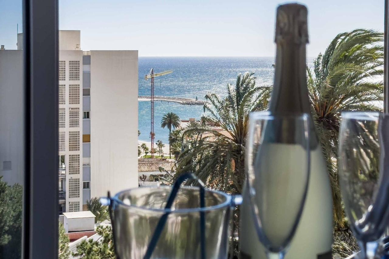 Apartamento Acogedor, Terraza, Piscina Y Mar 베날마데나코스타 외부 사진